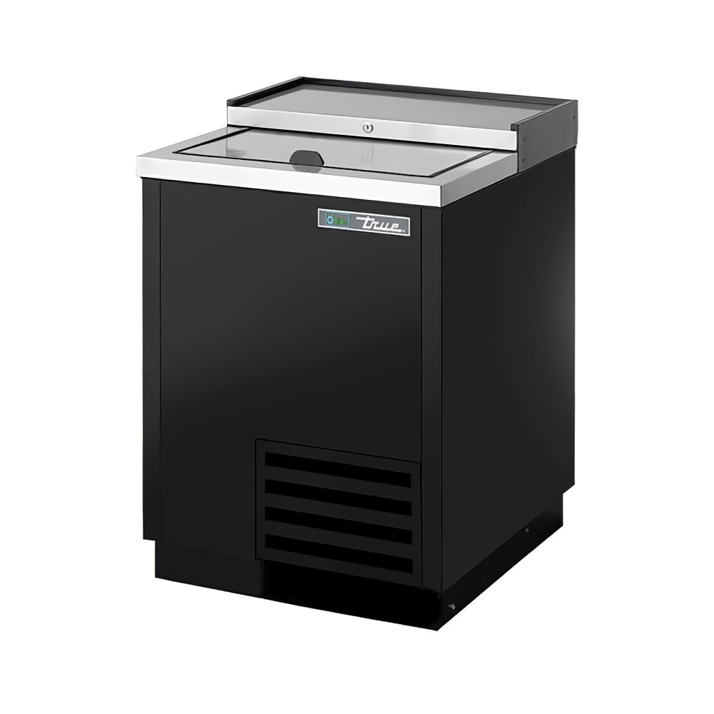 True TD-24-7-HC 24" Forced Air Bottle Cooler - Holds (108) 12 oz Bottles, Lid Lock, 115v