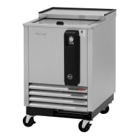 True TD-24-7-S-HC 24" Forced Air Bottle Cooler - Holds (108) 12 oz Bottles, Lid Locks,115v thumbnail 2