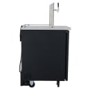 True TDD-1-HC 24" Kegerator Beer Dispenser w/ (1) Keg Capacity - (1) Column, Black, 115v thumbnail 4
