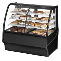 True TDM-DZ-48-GE/GE-S-W 48 1/4" Full Service Dual Zone Bakery Case w/ Curved Glass - (4) Levels, 115v thumbnail 2