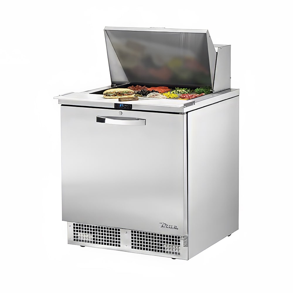 True TFP-32-12M-HC~SPEC3 32" Spec Series® Sandwich/Salad Prep Table w/ Refrigerated Base, 115v
