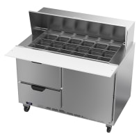 True TFP-48-18M-D-2-HC 48" Sandwich/Salad Prep Table w/ Refrigerated Base, 115v thumbnail 2