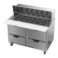True TFP-48-18M-D-4-HC 48" Sandwich/Salad Prep Table w/ Refrigerated Base, 115v thumbnail 2