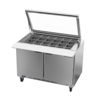 True TFP-48-18M-FGLID-HC 48" Sandwich/Salad Prep Table w/ Refrigerated Base, 115v thumbnail 2