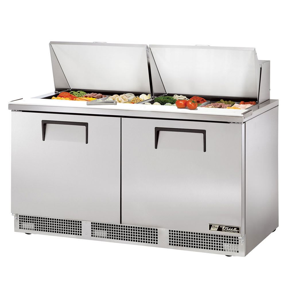 True TFP-64-24M-HC 64" Sandwich/Salad Prep Table w/ Refrigerated Base, 115v