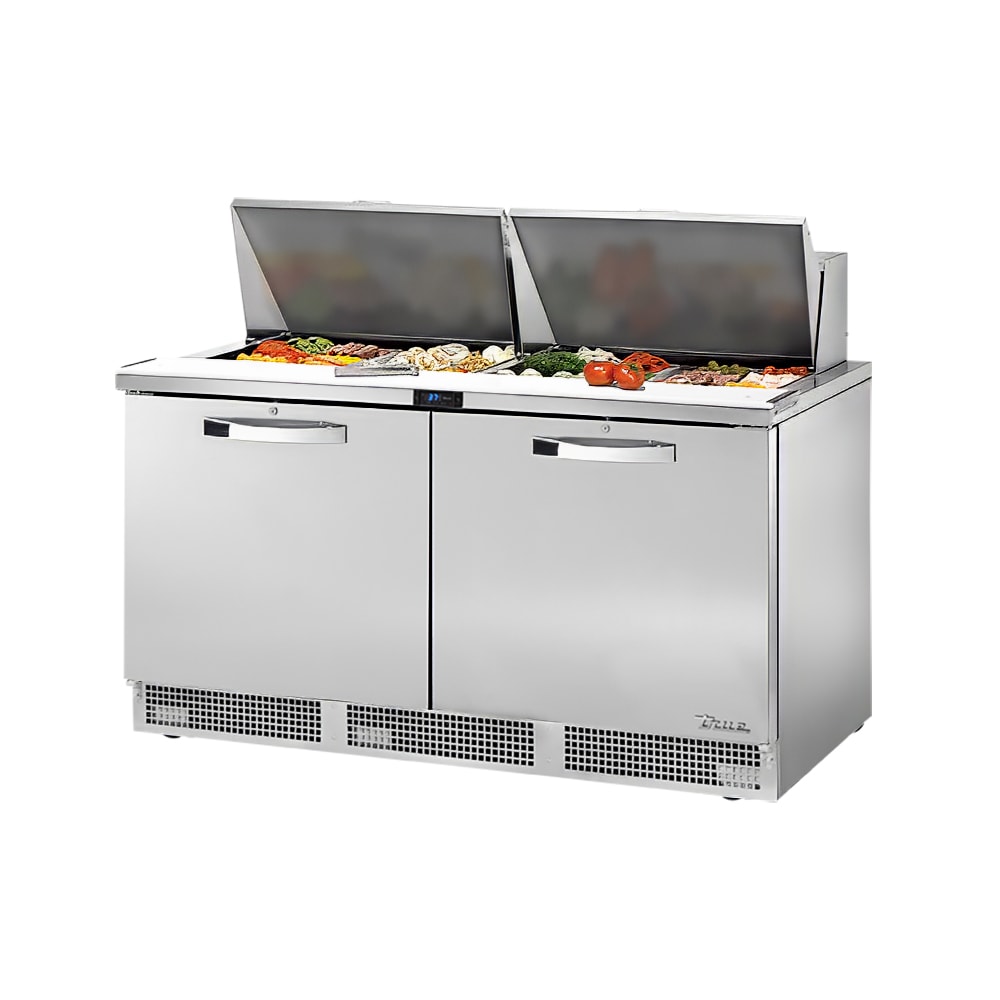 True TFP-64-24M-HC~SPEC3 64" Spec Series® Sandwich/Salad Prep Table w/ Refrigerated Base, 115v