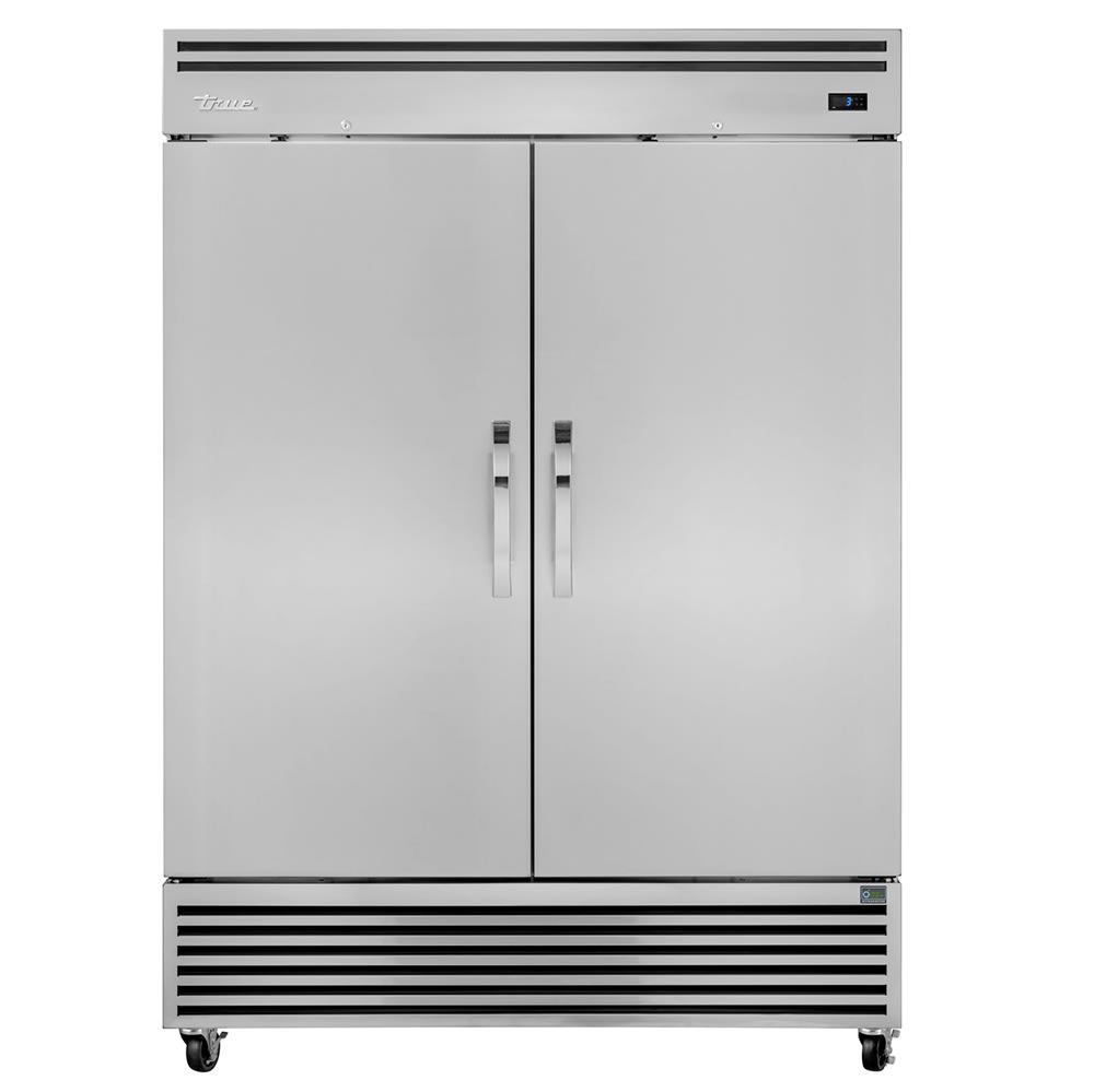 True TGN-2F-2S 57 5/8" Two Section Reach In Freezer, (2) Solid Doors, Dual Slides for Full-Size Pans, 120v