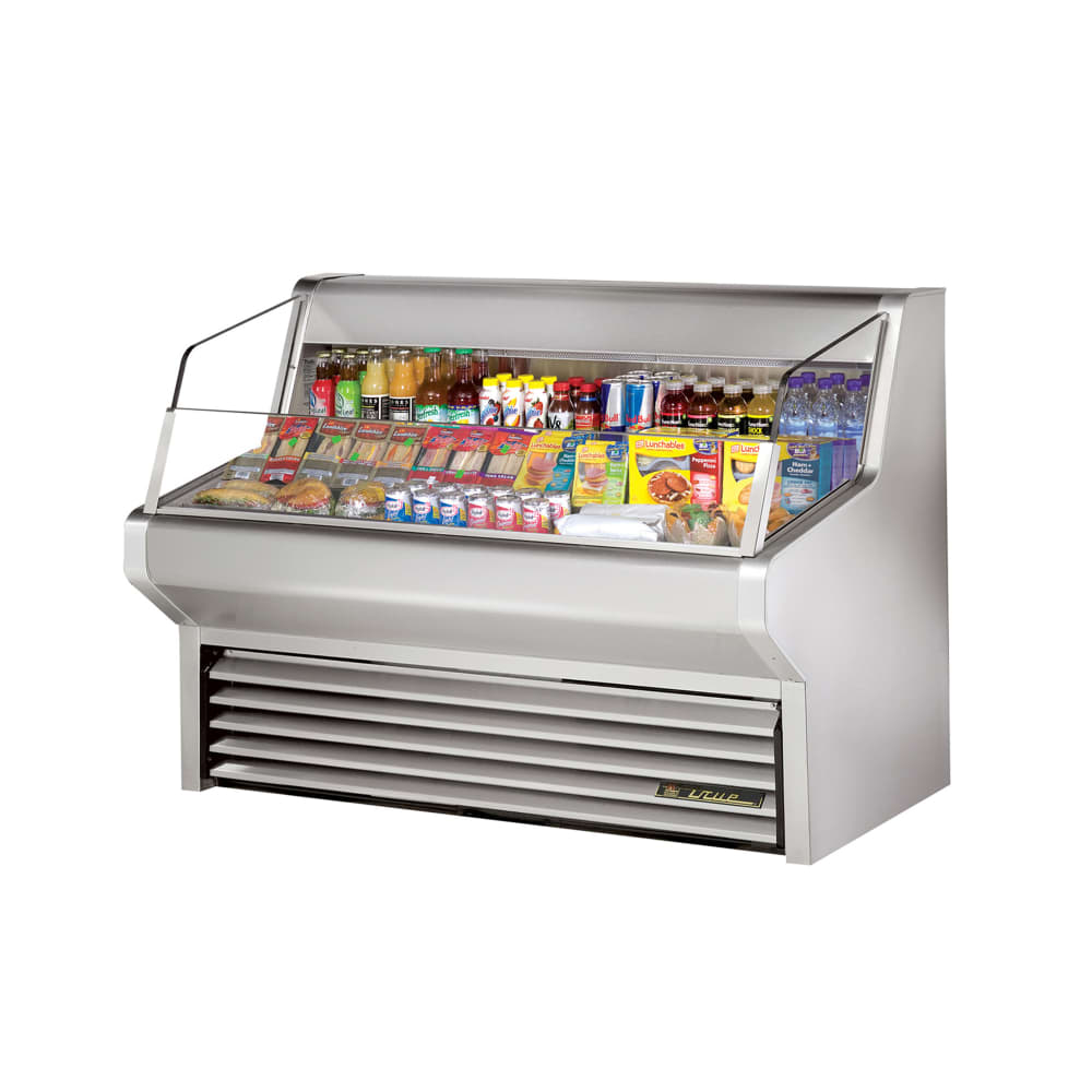 True THAC-60-S-HC-LD 60 1/8" Horizontal Open Air Cooler w/ (3) Levels, 115v