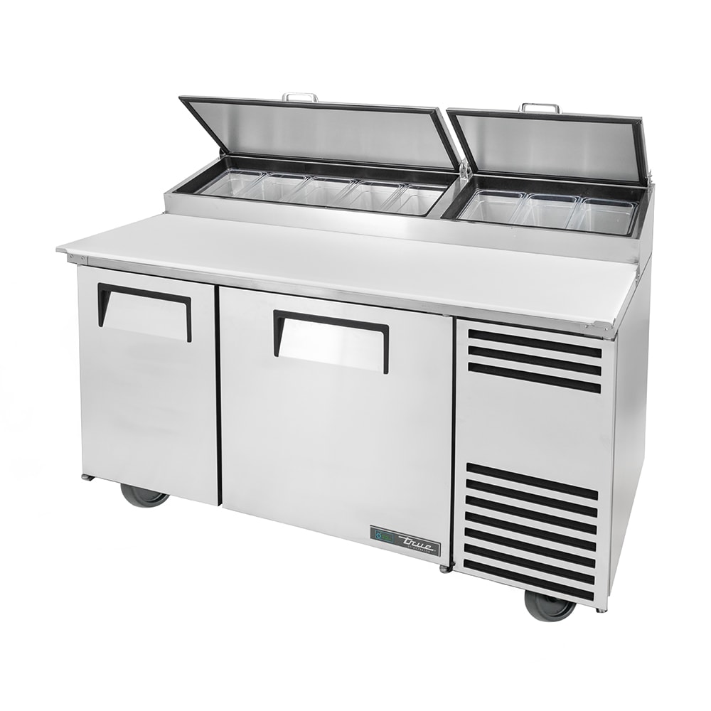 True TPP-AT-60-HC 60" TPPAT Series Pizza Prep Table w/ Refrigerated Base, 115v