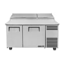 True TPP-AT-60-HC 60" TPPAT Series Pizza Prep Table w/ Refrigerated Base, 115v thumbnail 4