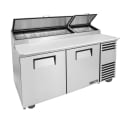 True TPP-AT-67-HC 67" TPPAT Series Pizza Prep Table w/ Refrigerated Base, 115v thumbnail 2