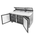 True TPP-AT-67-HC 67" TPPAT Series Pizza Prep Table w/ Refrigerated Base, 115v thumbnail 3