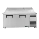 True TPP-AT-67-HC 67" TPPAT Series Pizza Prep Table w/ Refrigerated Base, 115v thumbnail 4