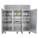 True STR3R-3S-HC 77 3/4" Three Section Reach In Refrigerator, (3) Left/Right Hinge Solid Doors, 115v thumbnail 7