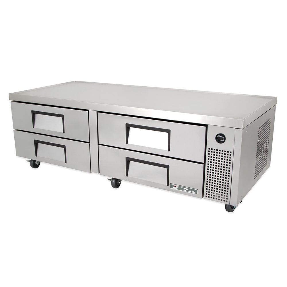 True TRCB-72-HC 72 5/16" Chef Base w/ (4) Drawers - 115v