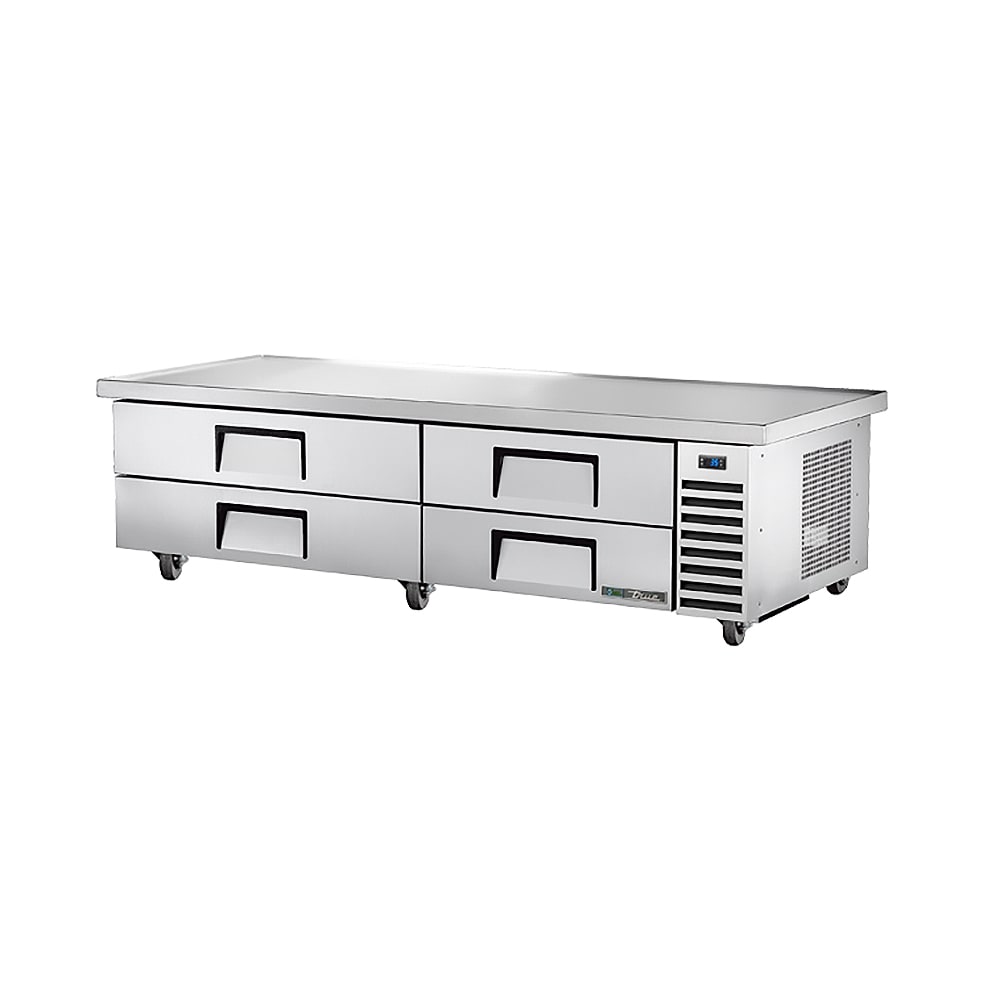 True TRCB-82-86-HC 86 1/4" Chef Base w/ (4) Drawers - 115v