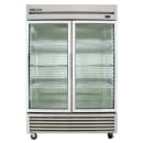 True TS-49G-HC~FGD01 54 1/10" Two Section Reach In Refrigerator, (2) Left/Right Hinge Glass Doors, 115v thumbnail 2
