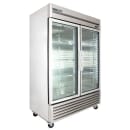 True TS-49G-HC~FGD01 54 1/10" Two Section Reach In Refrigerator, (2) Left/Right Hinge Glass Doors, 115v thumbnail 3