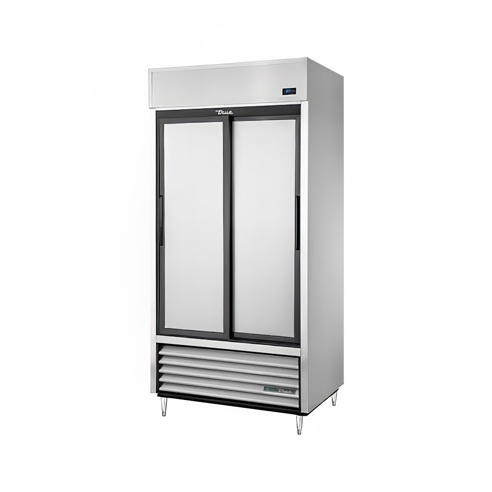 True TSD-33-HC 39 1/2" Two Section Reach In Refrigerator, (2) Sliding Solid Doors, 115v