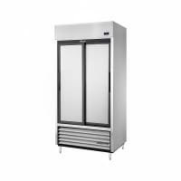 True TSD-33G-HC-LD 39 1/2" Two Section Reach In Refrigerator, (2) Sliding Glass Doors, 115v thumbnail 2