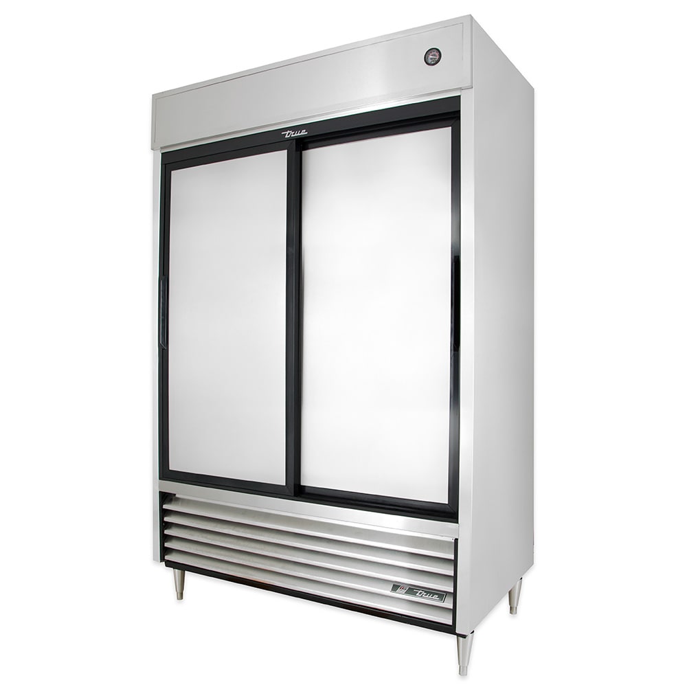 True TSD-47-HC 54 1/10" Two Section Reach In Refrigerator, (2) Sliding Solid Doors, 115v