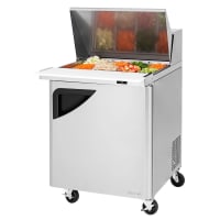 True TSSU-27-12M-B-HC 27" TSSU Series Mega Top Sandwich/Salad Prep Table w/ Refrigerated Base, 115v thumbnail 3