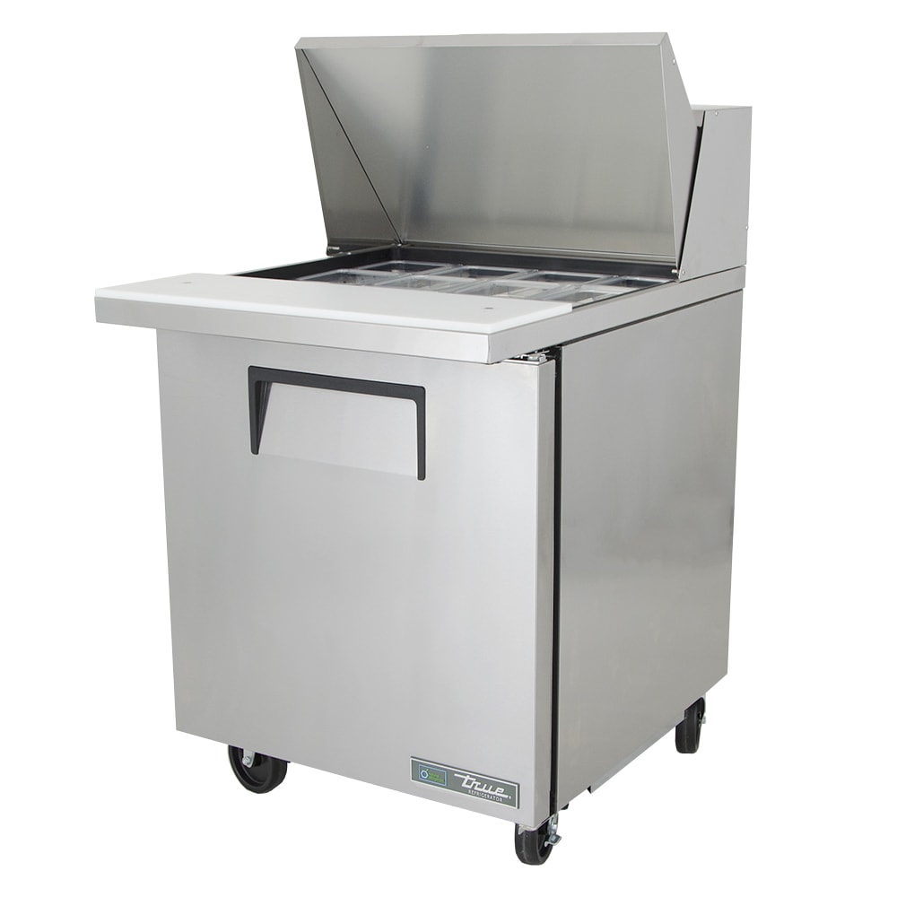 True TSSU-27-12M-C-HC 27" TSSU Series Mega Top Sandwich/Salad Prep Table w/ Refrigerated Base, 115v