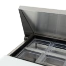 True TSSU-27-08-HC 27" TSSU Series Sandwich/Salad Prep Table w/ Refrigerated Base, 115v thumbnail 14