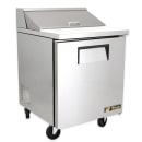 True TSSU-27-08-HC 27" TSSU Series Sandwich/Salad Prep Table w/ Refrigerated Base, 115v thumbnail 3