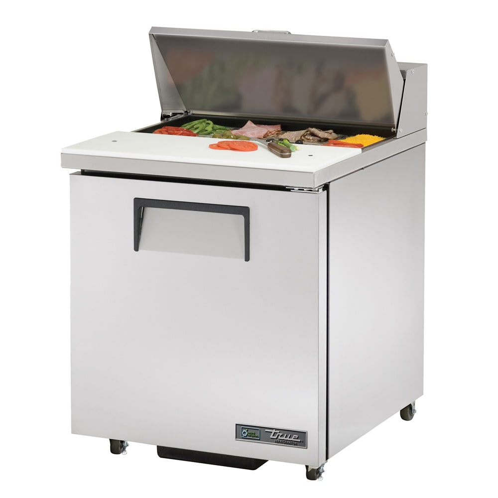True TSSU-27-08-HC ADA 27" TSSU Series Sandwich/Salad Prep Table w/ Refrigerated Base, 115v