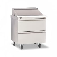 True TSSU-27-08D-2-HC 27" TSSU Series Sandwich/Salad Prep Table w/ Refrigerated Base, 115v thumbnail 3