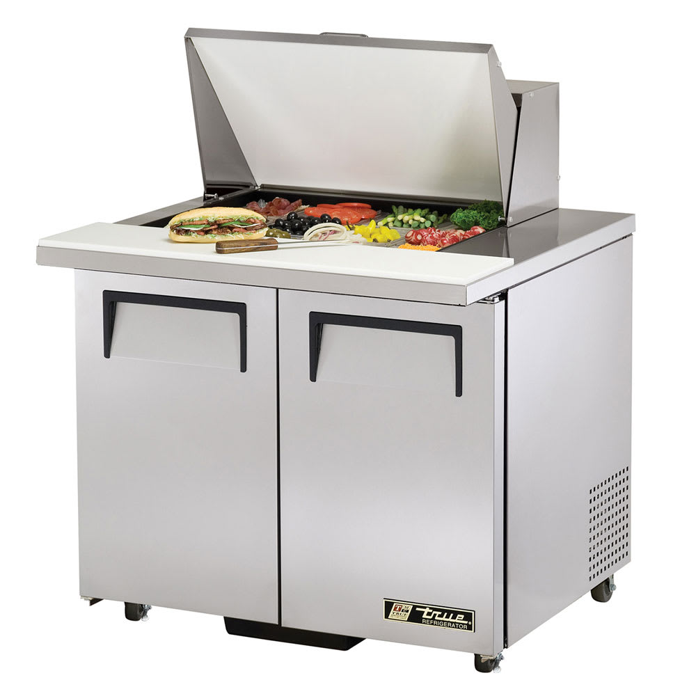 True TSSU-36-12M-B-HC ADA 36" TSSU Series Mega Top Sandwich/Salad Prep Table w/ Refrigerated Base, 115v