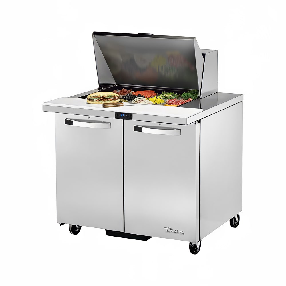 True TSSU-36-12M-B-HC~SPEC3 ADA 38" Spec Series® Mega Top Sandwich/Salad Prep Table w/ Refrigerated Base, 115v
