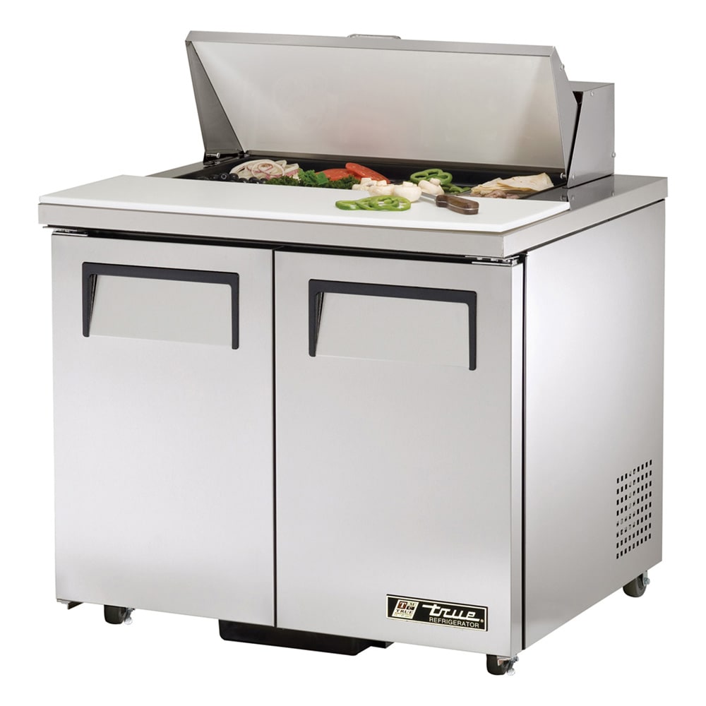 True TSSU-36-08-HC ADA 36" TSSU Series Sandwich/Salad Prep Table w/ Refrigerated Base, 115v