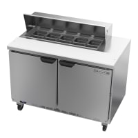 True TSSU-48-10-HC 48" TSSU Series Sandwich/Salad Prep Table w/ Refrigerated Base, 115v thumbnail 3