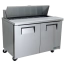 True TSSU-48-12-HC 48" TSSU Series Sandwich/Salad Prep Table w/ Refrigerated Base, 115v thumbnail 3