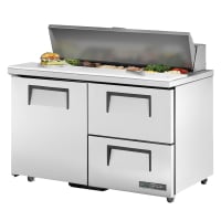 True TSSU-48-12-HC ADA 48" TSSU Series Sandwich/Salad Prep Table w/ Refrigerated Base, 115v thumbnail 2
