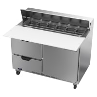True TSSU-48-12D-2-HC 48" TSSU Series Sandwich/Salad Prep Table w/ Refrigerated Base, 115v thumbnail 3