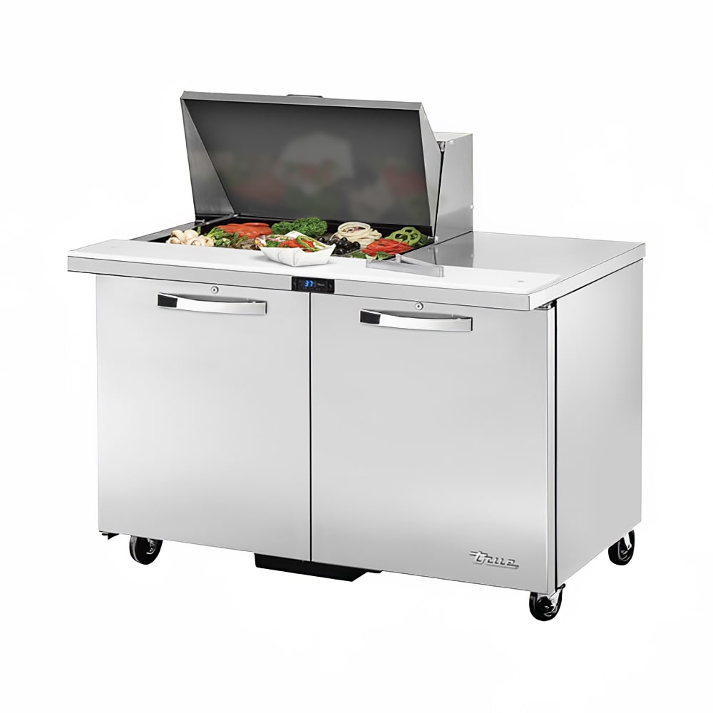True TSSU-48-12M-B-HC~SPEC3 48" Spec Series® Mega Top Sandwich/Salad Prep Table w/ Refrigerated Base, 115v
