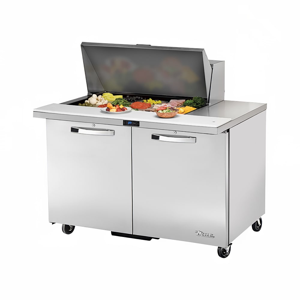 True TSSU-48-15M-B-HC~SPEC3 48" Spec Series® Mega Top Sandwich/Salad Prep Table w/ Refrigerated Base, 115v