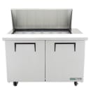 True TSSU-48-18M-B-HC 48" TSSU Series Mega Top Sandwich/Salad Prep Table w/ Refrigerated Base, 115v thumbnail 2
