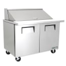 True TSSU-48-18M-B-HC 48" TSSU Series Mega Top Sandwich/Salad Prep Table w/ Refrigerated Base, 115v thumbnail 3