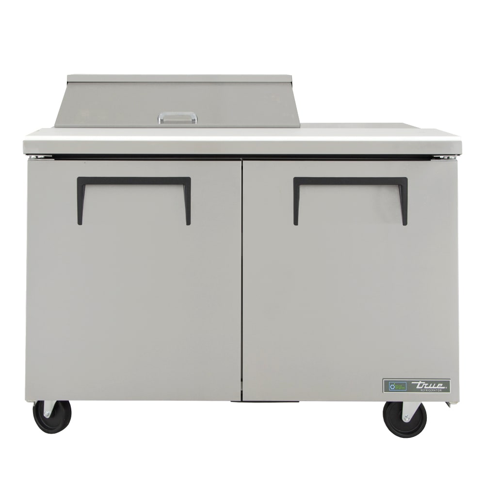 True TSSU-48-08-HC 48" TSSU Series Sandwich/Salad Prep Table w/ Refrigerated Base, 115v