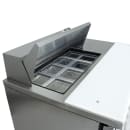 True TSSU-48-08-HC 48" TSSU Series Sandwich/Salad Prep Table w/ Refrigerated Base, 115v thumbnail 13