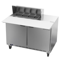 True TSSU-48-08-HC 48" TSSU Series Sandwich/Salad Prep Table w/ Refrigerated Base, 115v thumbnail 16