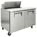 True TSSU-48-08-HC 48" TSSU Series Sandwich/Salad Prep Table w/ Refrigerated Base, 115v thumbnail 2