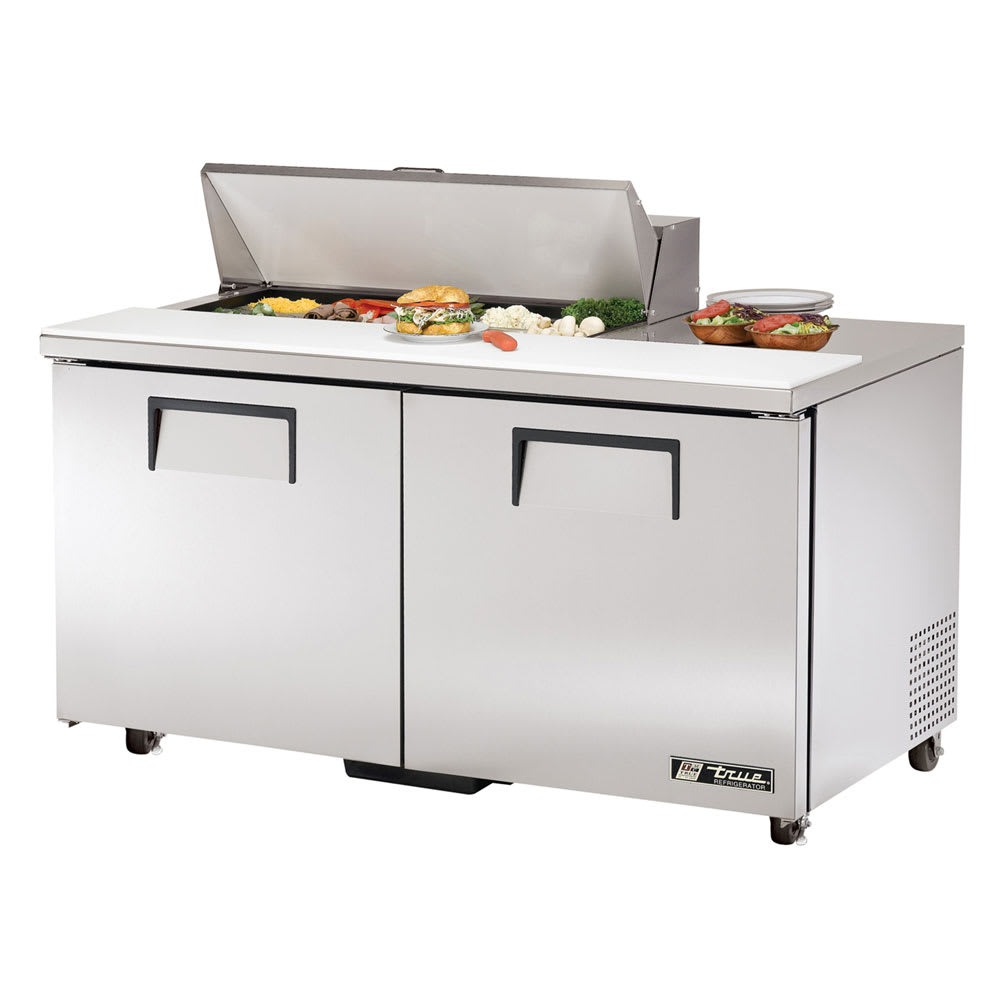 True TSSU-60-10-HC ADA 60" TSSU Series Sandwich/Salad Prep Table w/ Refrigerated Base, 115v