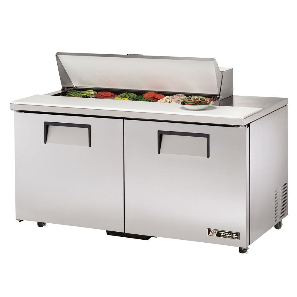 True TSSU-60-12-HC ADA 60" TSSU Series Sandwich/Salad Prep Table w/ Refrigerated Base, 115v