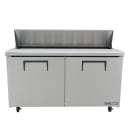 True TSSU-60-16-HC 60" TSSU Series Sandwich/Salad Prep Table w/ Refrigerated Base, 115v thumbnail 2