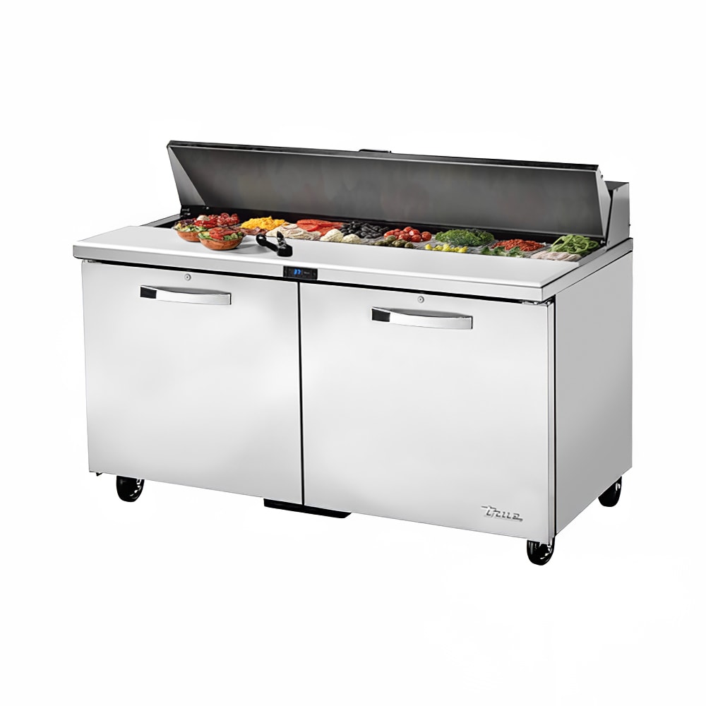 True TSSU-60-16-HC~SPEC3 60" Spec Series® Sandwich/Salad Prep Table w/ Refrigerated Base, 115v